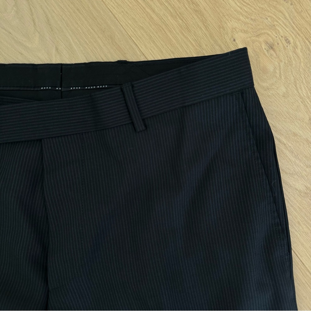 Hugo Boss Black Pinstripe Pants - Picture 3 of 7